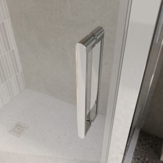 Душевой уголок BelBagno LUCE-AH-1-110/100-C-Cr хром