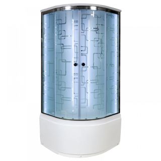Душевая кабина Deto ЕМ4510 N (без крыши) 100х100х208 см