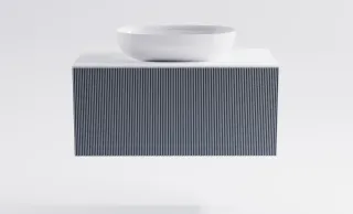 Тумба с раковиной Astra-Form М-40 4631177713286 100 см голубой матовый