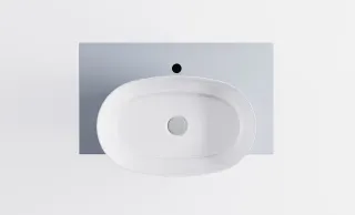 Тумба с раковиной Astra-Form М-40 Slim 4631177716096 100 см голубой матовый