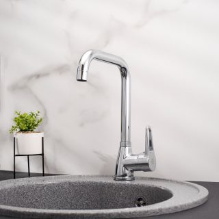 Смеситель для кухни РМС SL141-017F хром