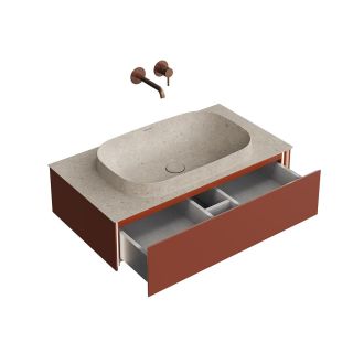 Тумба под раковину Kerama Marazzi Magica MA.90.1\VR.M 90 см венецианский красный матовый