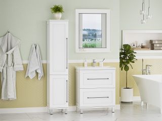 Зеркало Misty Марта 70см белый