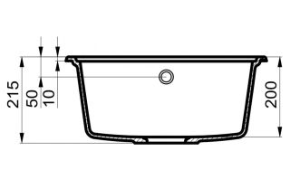 Мойка для кухни Milacio Navarra 65 Cuarzo MC.77064 бежевый