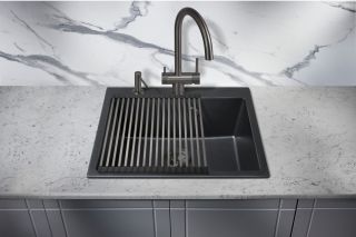 Ролл-мат для кухонной мойки Milacio Ultra MCU.4533.GM воронёная сталь