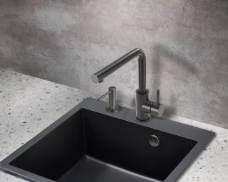 Смеситель для кухни Milacio Ultra MCU.555.TB Total Black