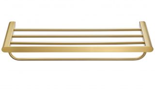 Полка для полотенец Milacio Ultra MCU.965.GD брашированное золото