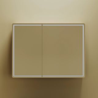 Зеркальный шкаф с LED подсветкой Sancos Mirror MI100ECH 99см дуб чарльстон