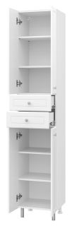 Напольный шкаф - пенал Misty Мисти 40см белый