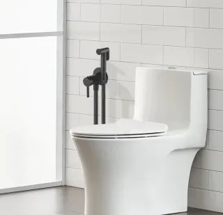 Гигиенический душ со смесителем Shevanik S147H чёрный