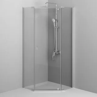 Душевой уголок AM.PM Sunny W87G-405-9090-MT 90х90 см профиль хром