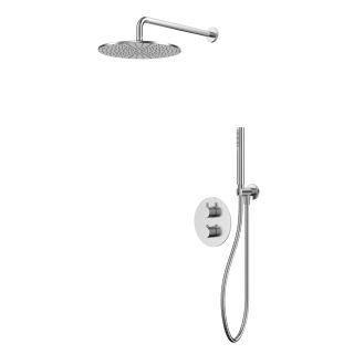 Душевой комплект термостатический WHITECROSS Y YSET08NIB брашированный никель