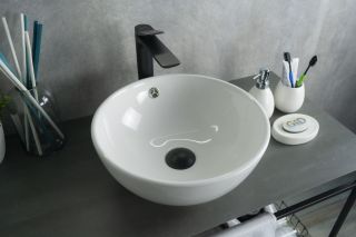 Раковина Gid N9002 51102 накладная белая 38.5x38.5x15