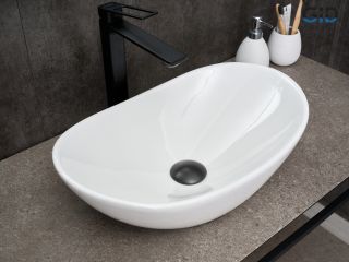 Раковина Gid N9133 51201 накладная белая 48x30.5x14.5