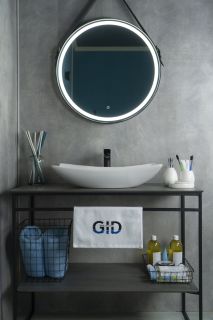 Раковина Gid N9176 51129 накладная белая 56x42x10.5