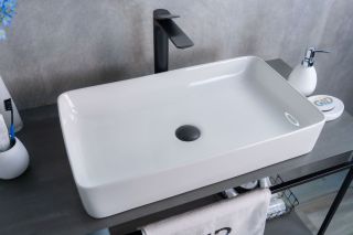 Раковина Gid N9396 51140 накладная белая 60x34x11