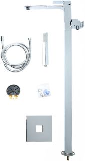 Напольный смеситель для ванны с душем STWORKI Карлстад KAS-05cr