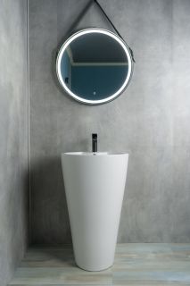 Раковина Gid Nb136 81105 накладная белая 50x53x80