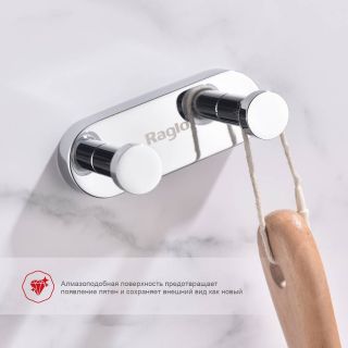 Крючок для ванной комнаты Raglo R300.052 хром