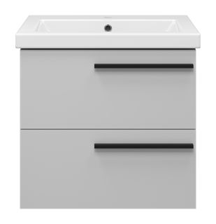 Подвесная тумба под раковину Misty Ненси 60см серый