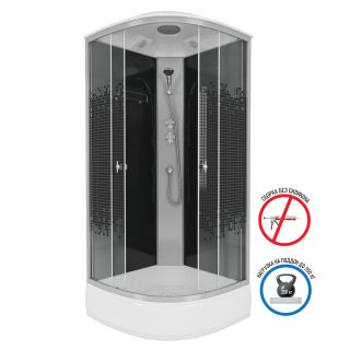 Душевая кабина Niagara NG-3504-14BLACK 90х90х215