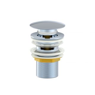 Донный клапан для раковины Wonzon & Woghand WW-88SS01-CR с переливом хром