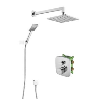 Душевой комплект Swedbe Platta 5559 с термостатом хром