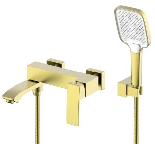 Смеситель для ванны Raglo R01.30.03 золотой сатин