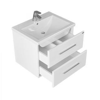 Подвесная тумба под раковину Санта Омега 207045 60 см белый