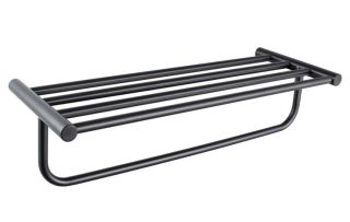 Полка для полотенец Haiba HB8424-7 чёрный матовый