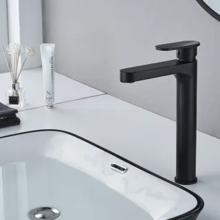 Смеситель для раковины Shevanik S8711H чёрный