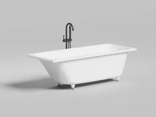 Ванна из искусственного камня Salini Orlanda S-Stone 102021MRH 170x70см RAL снаружи