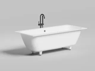 Ванна из искусственного камня Salini Orlanda Axis S-Sense 103212GRH 180x80см RAL снаружи