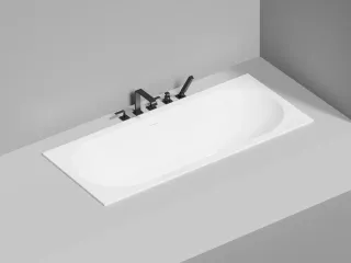 Ванна из искусственного камня Salini Ornella Axis Kit S-Sense 103513G 170x75см белый глянцевый