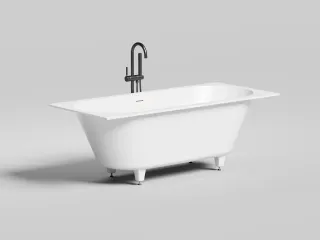 Ванна из искусственного камня Salini Ornella Axis Kit S-Sense 103511MRH 180x80см RAL снаружи