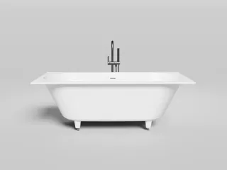 Ванна из искусственного камня Salini Ornella Axis Kit S-Stone 103521MRF 180x80см RAL полностью