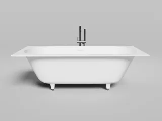 Ванна из искусственного камня Salini Ornella Axis Kit S-Stone 103522MRH 190x90см RAL снаружи