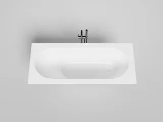 Ванна из искусственного камня Salini Ornella Kit S-Sense 102413GRH 170x70см RAL снаружи