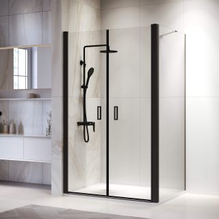 Душевой уголок RGW PA-144B (PA-104B+Z-050-2B+O-204B) 060814428-14 120x80см чёрный