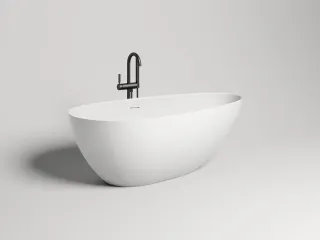 Ванна из искусственного камня Salini Paola In S-Sense 101611GRF 160x77см RAL полностью