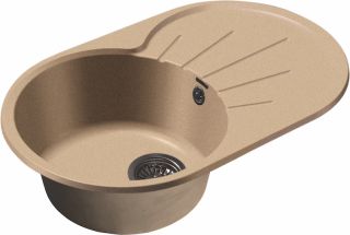 Мойка кухонная GranFest Песок Rondo R-750 L пес