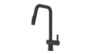 Смеситель для кухни Granula Kitchen Space 7273, ЧЕРНЫЙ МАТОВЫЙ