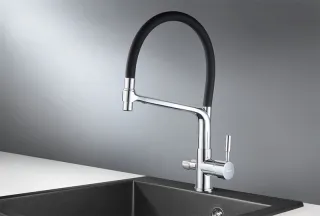 Смеситель для кухни Granula 0075, ХРОМ  хром