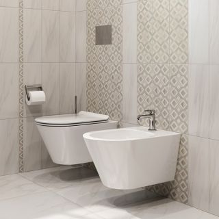 Биде подвесное Kerama Marazzi Plaza Modern PLM.bidet.02 белый