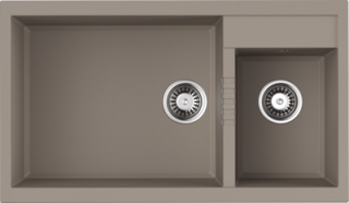 Мойка кухонная Omoikiri Tedori 86-2-LB-SA бежевый