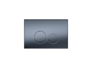 Кнопка смыва Aquatek Pneumo S PNS-0000014 пневматическое управление оружейная сталь матовая