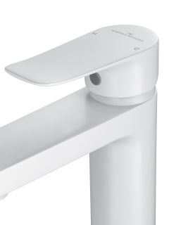 Смеситель для раковины Wonzon & Woghand Blend WW-A40222-MW белый матовый