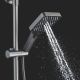 Душевая стойка Shevanik S6136T оружейная сталь