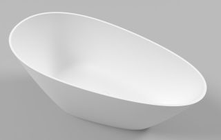 Ванна из искусственного камня Whitecross Spinel C 0211.150070.200 150x70см белый матовый