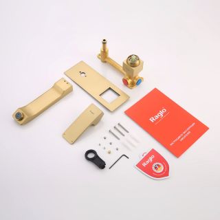 Встраиваемый смеситель для раковины Raglo R01.11.03 золотой сатин